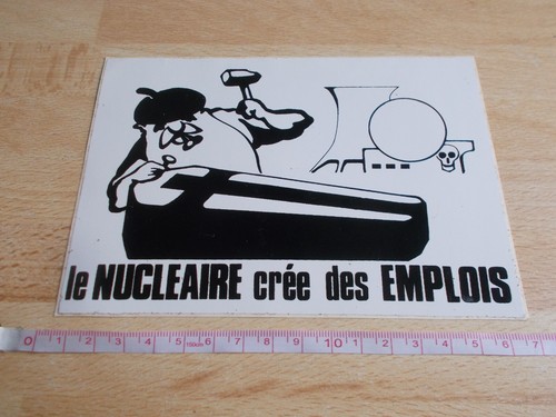 Autocollant nucléaire - autocollant,