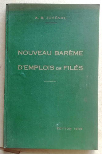 Nouveau barème emplois de - d'emplois,